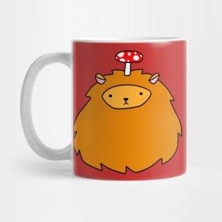 Mushroom Lion Face Mug